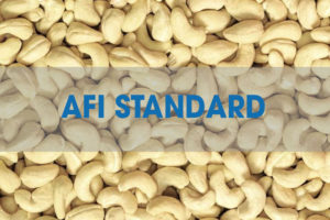 Bảng tiêu chuẩn hạt điều xuất khẩu AFI 2012